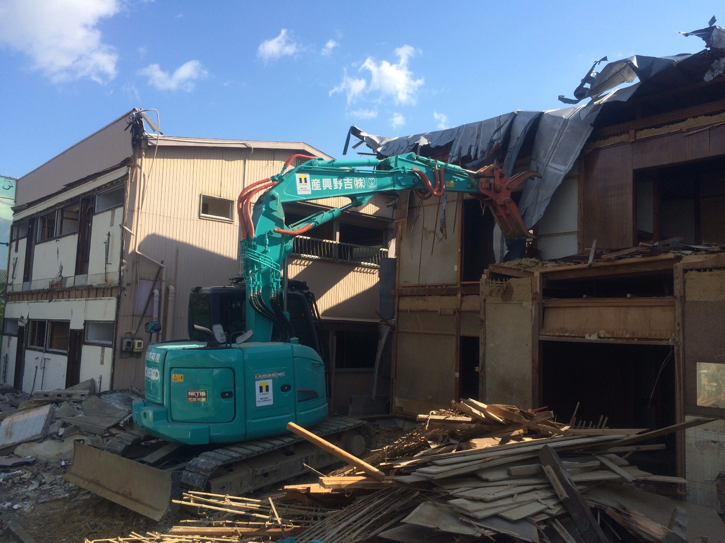 解体工事状況